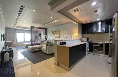 Apartment - Studio - 1 Bathroom for rent in West Porto Drive - Porto Arabia - The Pearl Island - Doha Apartment - Studio - 1 Bathroom for rent in West Porto Drive - Porto Arabia - The Pearl Island - Doha