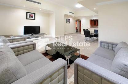 Apartment - 1 Bedroom - 2 Bathrooms for rent in West Porto Drive - Porto Arabia - The Pearl Island - Doha