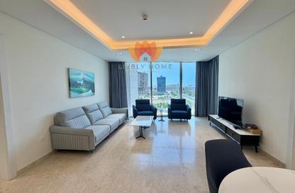 Apartment - 2 Bedrooms - 3 Bathrooms for rent in Lusail Marina Heights - Marina District - Lusail