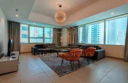 Apartment - 3 Bedrooms - 5 Bathrooms for rent in West Bay Tower - West Bay - West Bay - Doha