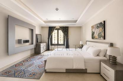 Apartment - 1 - 2 for rent in West Porto Drive - Porto Arabia - The Pearl Island - Doha