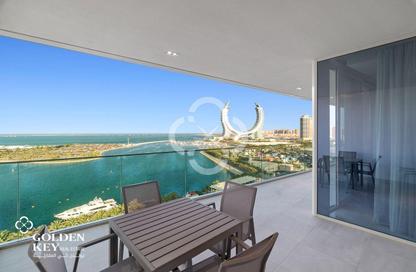Apartment - 2 - 3 for rent in Marina Residences 195 - Marina District - Lusail