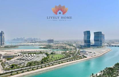 Apartment - 2 - 3 for rent in Lusail Marina Heights - Marina District - Lusail