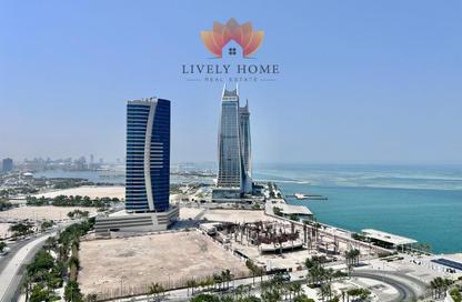Apartment - 2 - 3 for rent in Lusail Marina Heights - Marina District - Lusail