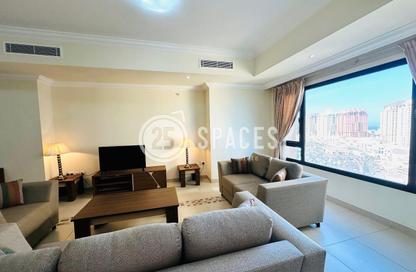 Apartment - 1 Bedroom - 2 Bathrooms for rent in East Porto Drive - Porto Arabia - The Pearl Island - Doha