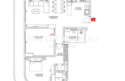 Apartment - 1 Bedroom - 2 Bathrooms for sale in Qetaifan Islands - Lusail