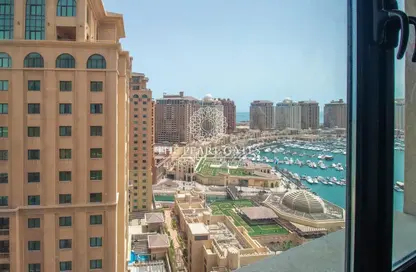 Apartment - 1 Bedroom - 1 Bathroom for rent in East Porto Drive - Porto Arabia - The Pearl Island - Doha