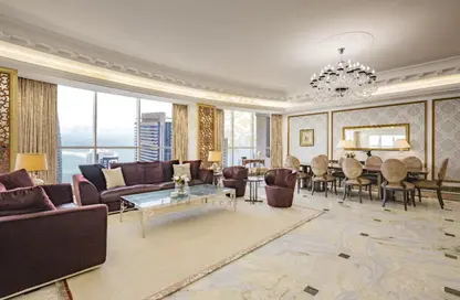 شقق فندقية - 5 غرف نوم - 5 حمامات للايجار في شارع الشط - الخليج الغربي - الدوحة