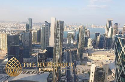 Office Space - Studio - 2 for rent in Palm Tower B - Palm Towers - West Bay - Doha