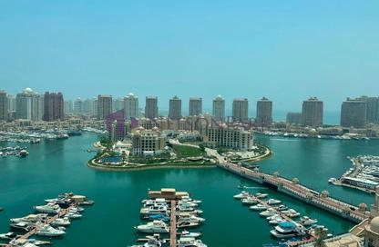 Apartment - 3 Bedrooms - 4 Bathrooms for rent in Tower 8 - Porto Arabia - The Pearl Island - Doha