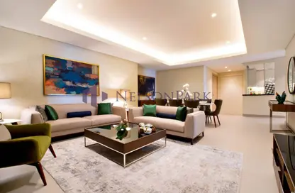 Apartment - 2 Bedrooms - 3 Bathrooms for rent in Abraj Bay - Abraj Quartiers - The Pearl Island - Doha