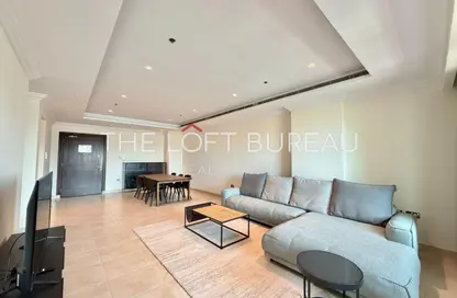 شقة - 2 غرف نوم - 3 حمامات للايجار في طريق بورتو الشرقي - بورتو أرابيا - جزيرة اللؤلؤة - الدوحة