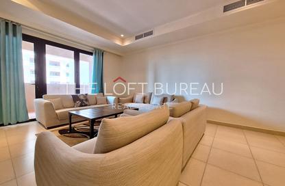 Apartment - 1 Bedroom - 2 Bathrooms for rent in East Porto Drive - Porto Arabia - The Pearl Island - Doha Apartment - 1 Bedroom - 2 Bathrooms for rent in East Porto Drive - Porto Arabia - The Pearl Island - Doha