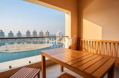 Apartment - 1 Bedroom - 2 Bathrooms for rent in Viva West - Viva Bahriyah - The Pearl Island - Doha