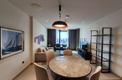 Apartment - 1 Bedroom - 2 Bathrooms for rent in Lusail Marina Heights - Marina District - Lusail