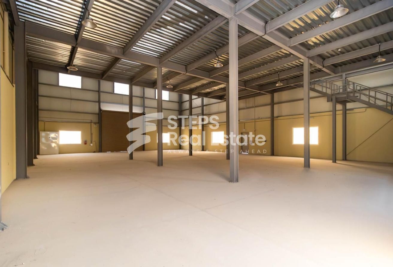 Steel Workshop with Rooms for Rent