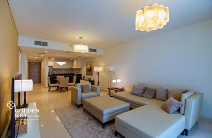 Apartment - 1 Bedroom - 2 Bathrooms for rent in Burj DAMAC Marina - Marina District - Lusail