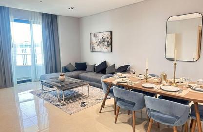 Apartment - 2 Bedrooms - 3 Bathrooms for rent in Lusail Marina Heights - Marina District - Lusail Apartment - 2 Bedrooms - 3 Bathrooms for rent in Lusail Marina Heights - Marina District - Lusail