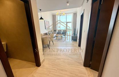 Apartment - 1 - 2 for rent in Lusail Marina Heights - Marina District - Lusail