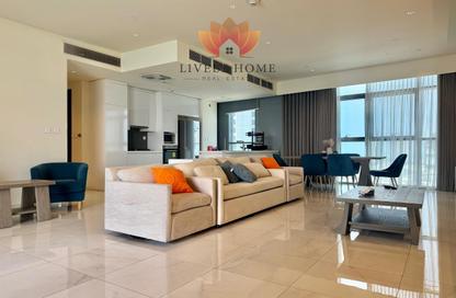 Apartment - 1 - 2 for rent in Seef Lusail Tower 1 - Seef Lusail - Lusail City - Lusail