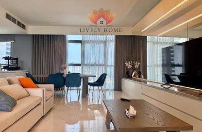 Apartment - 1 - 2 for rent in Seef Lusail Tower 1 - Seef Lusail - Lusail City - Lusail