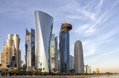 Office Space - Studio - 2 for rent in West Bay Tower - West Bay - West Bay - Doha