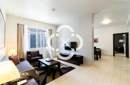 شقق فندقية - 2 غرف نوم - 3 حمامات للايجار في برج وست باي - الخليج الجنوبي - الخليج الغربي - الدوحة