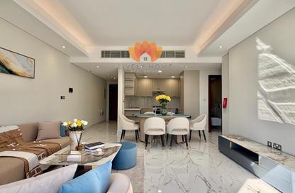 Apartment - 2 Bedrooms - 3 Bathrooms for rent in Lusail Marina Heights - Marina District - Lusail