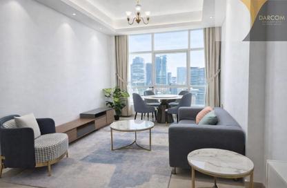 Apartment - 2 Bedrooms - 2 Bathrooms for rent in Marina Tower 21 - Marina District - Lusail