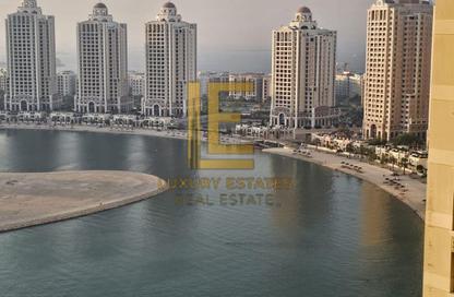 Apartment - Studio - 1 Bathroom for rent in Al Mutahidah Tower - Viva Bahriyah - The Pearl Island - Doha