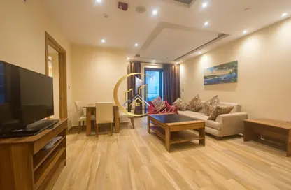 Apartment - 1 Bedroom - 2 Bathrooms for rent in Al Sadd Tourist Apartments - Al Sadd - Doha