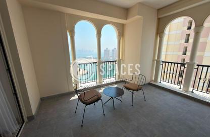 Apartment - 2 Bedrooms - 3 Bathrooms for rent in Viva East - Viva Bahriyah - The Pearl Island - Doha