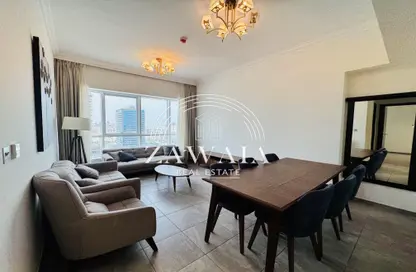 Apartment - 2 Bedrooms - 2 Bathrooms for rent in Lusail Marina Heights - Marina District - Lusail