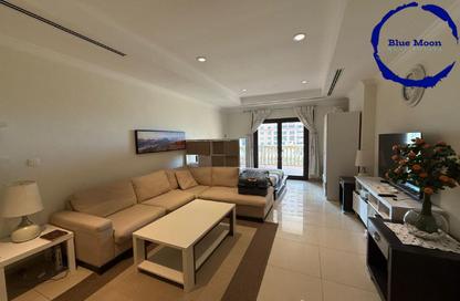 Apartment - Studio - 1 Bathroom for rent in West Porto Drive - Porto Arabia - The Pearl Island - Doha