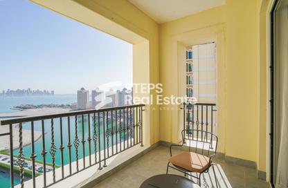 Apartment - 2 Bedrooms - 2 Bathrooms for rent in Viva Central - Viva Bahriyah - The Pearl Island - Doha Apartment - 2 Bedrooms - 2 Bathrooms for rent in Viva Central - Viva Bahriyah - The Pearl Island - Doha