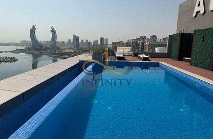 Apartment - 2 - 3 for rent in Lusail Marina Heights - Marina District - Lusail