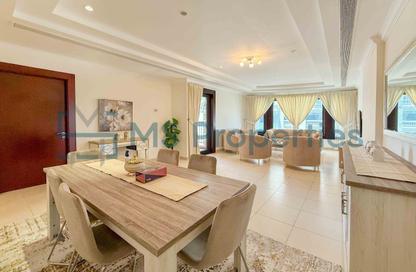 Apartment - 1 Bedroom - 2 Bathrooms for rent in West Porto Drive - Porto Arabia - The Pearl Island - Doha