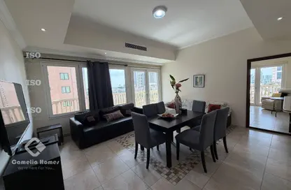 Apartment - 1 Bedroom - 2 Bathrooms for rent in East Porto Drive - Porto Arabia - The Pearl Island - Doha