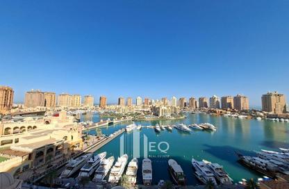Apartment - 1 Bedroom - 2 Bathrooms for rent in East Porto Drive - Porto Arabia - The Pearl Island - Doha
