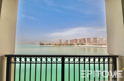 Apartment - 2 Bedrooms - 2 Bathrooms for rent in Viva West - Viva Bahriyah - The Pearl Island - Doha