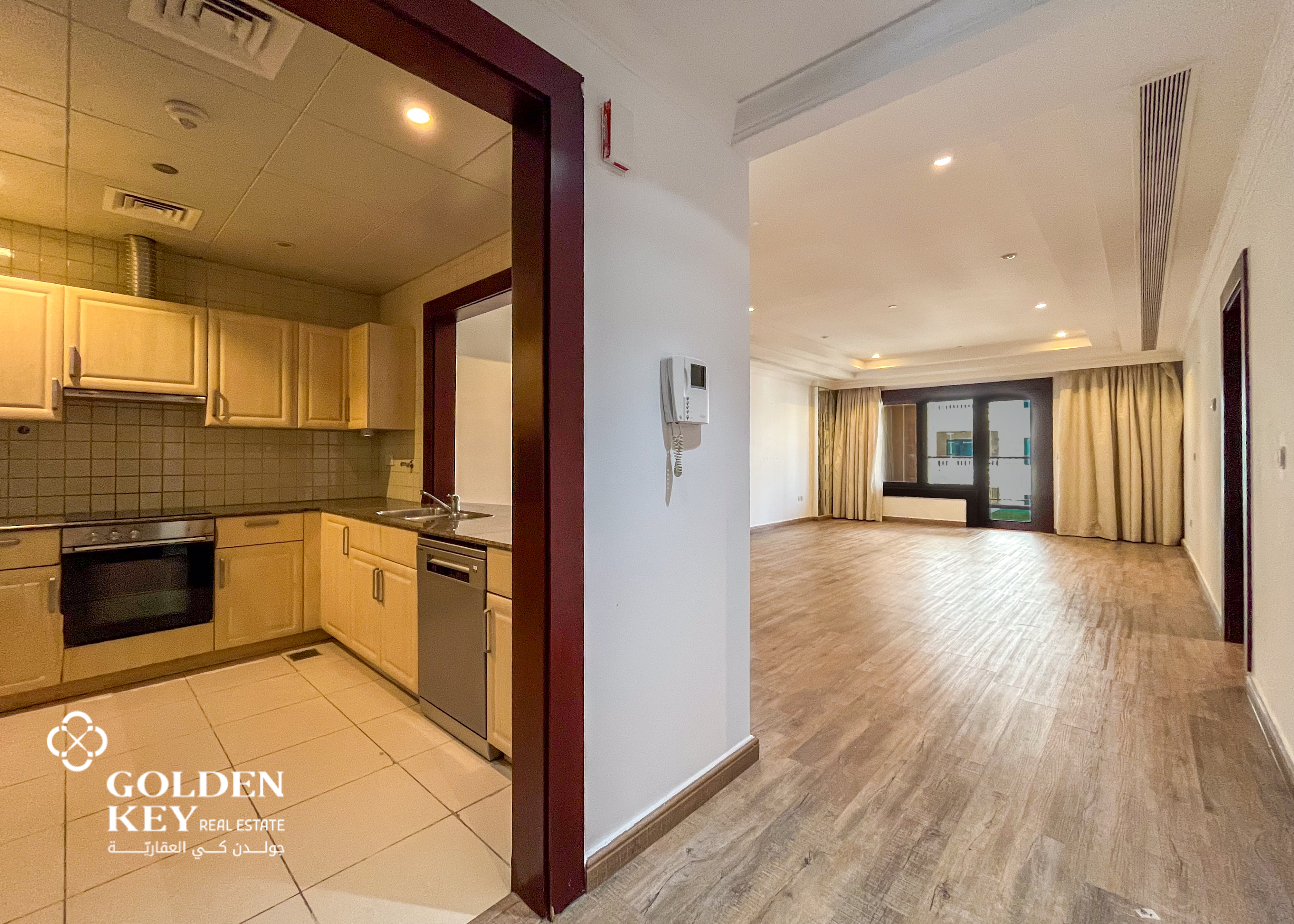 Semi-Furnished | 1BR with Balcony in The Pearl