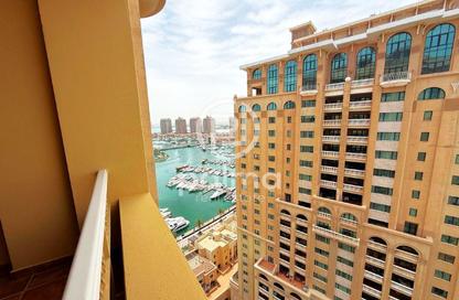 Apartment - 1 Bedroom - 2 Bathrooms for rent in East Porto Drive - Porto Arabia - The Pearl Island - Doha