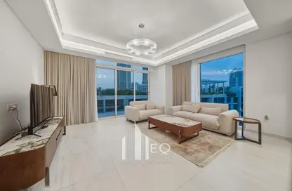 شقة - غرفة نوم - 2 حمامات للايجار في كريستال ريزيدنس - جزيرة جيوان - جزيرة اللؤلؤة - الدوحة