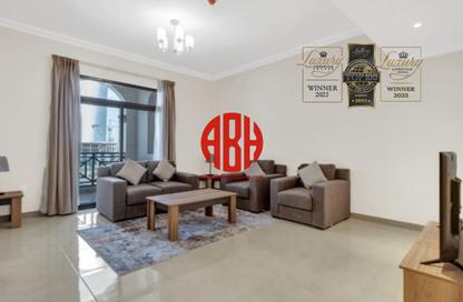 Apartment - 2 Bedrooms - 3 Bathrooms for rent in Lusail Residence - Marina District - Lusail