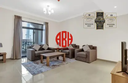 Apartment - 2 Bedrooms - 3 Bathrooms for rent in Lusail Residence - Marina District - Lusail