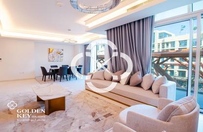 Apartment - 2 Bedrooms - 4 Bathrooms for rent in Crystal Residence - Gewan Island - The Pearl Island - Doha
