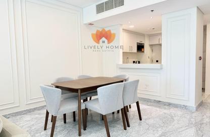 Apartment - 2 Bedrooms - 4 Bathrooms for rent in Marina Tower 02 - Marina District - Lusail