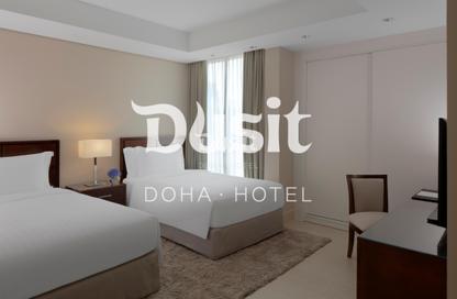 Apartment - 3 Bedrooms - 4 Bathrooms for rent in Dusit Doha Hotel - Diplomatic Street - West Bay - Doha