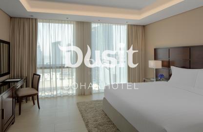 Apartment - 3 Bedrooms - 4 Bathrooms for rent in Dusit Doha Hotel - Diplomatic Street - West Bay - Doha