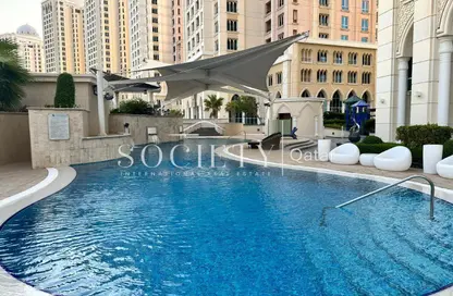 شقة - غرفة نوم - 2 حمامات للإيجار في فيفا سنترال - فيفا بحرية - جزيرة اللؤلؤة - الدوحة